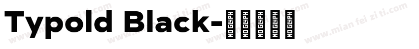 Typold Black字体转换